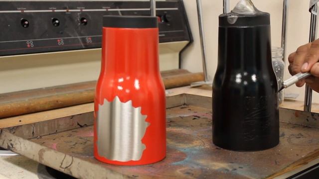 Powder Coating Tumblers Clear coat over Oracal VInyl Ozark, RTIC,YETI смотреть онлайн