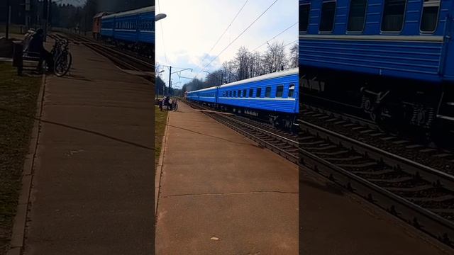 Поезд тэп70бс комунарры-гродно о.п. минское море БЧ #минск #тэп70бс #бч #train смотреть онлайн