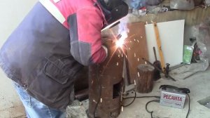 Печка ( буржуйка) в гараж своими руками