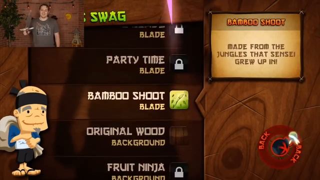 WHO IS THE NINJA MASTER? - Let's Play Fruit Ninja Kinect! смотреть онлайн