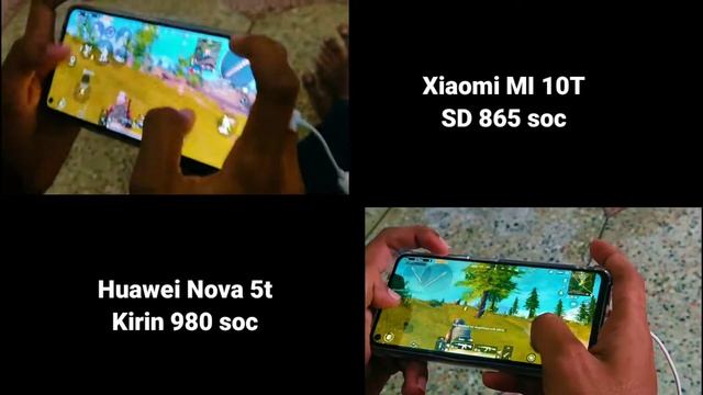 Mi 10T 5G vs Huawei Nova 5T | Snapdragon 865 vs Kirin 980 PUBG Mobile Gameplay Test смотреть онлайн