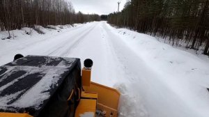 ТРАКТОР КИРОВЕЦ. ТРАКТОР К 700. КРАСИВАЯ ЧИСТКА СНЕГА