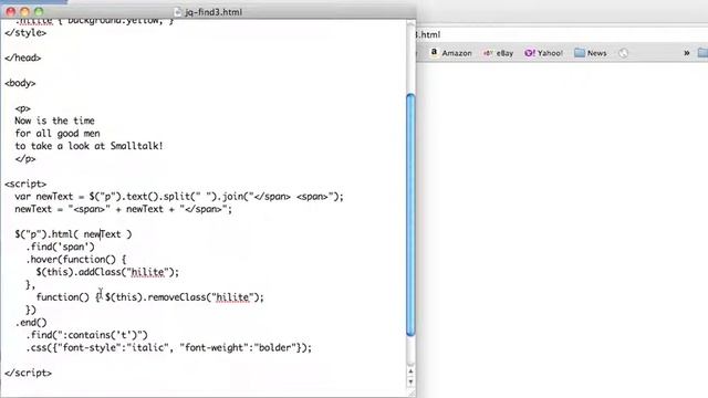 JS 4U 137: JQuery Find Part 3 смотреть онлайн