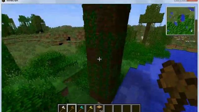 #2 Minecraft 1.5.2 Обзор мода - Timber / Легкая рубка смотреть онлайн