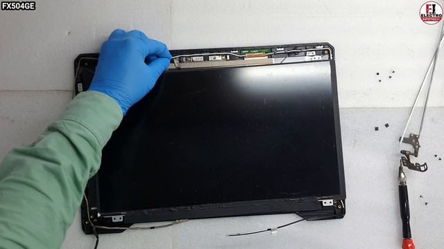 How to Replace LCD Cover, Bezel And Hinge ASUS TUF Gaming FX504GE / Disassembly And Assembly смотреть онлайн