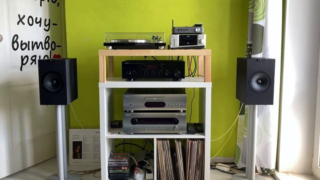 Yamaha R N303+Kef Q150 смотреть онлайн