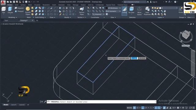 Autocad 3d tutorial #1 |AutoCAD drawing 2d to 3d | 3 part design | AUTOCAD tutorial for beginners смотреть онлайн