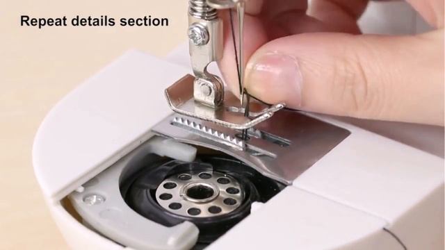 How beginners operate mini sewing machines - ShenDian sewing machine смотреть онлайн