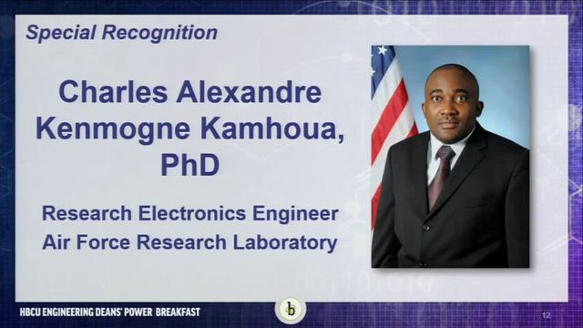 Charles Kamhoua - 2015 Black Engineer of the Year Award (BEYA), Special Recognition смотреть онлайн