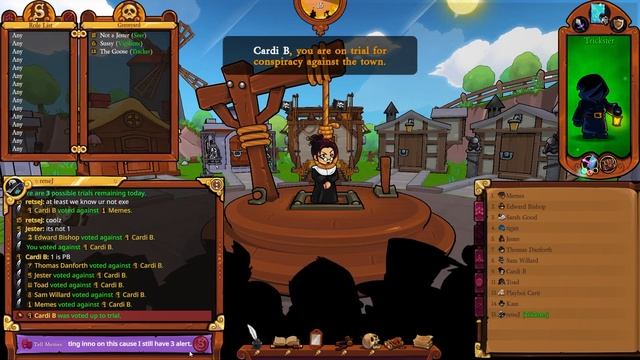 Town of Salem 2 | TAUNTING with the TRICKSTER REWORK! - All Any Gameplay смотреть онлайн