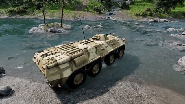 APC (BTR-80) vs Anything ? BeamNG.Drive CRASH test смотреть онлайн