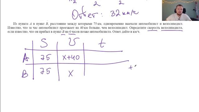 ☀️ЗАДАЧИ НА ДВИЖЕНИЕ ПО ПРЯМОЙ | ИЗ ПУНКТА A В ПУНКТ B | ЗАДАНИЕ 8 ЕГЭ 2022 | ТЕКСТОВАЯ ЗАДАЧА смотреть онлайн