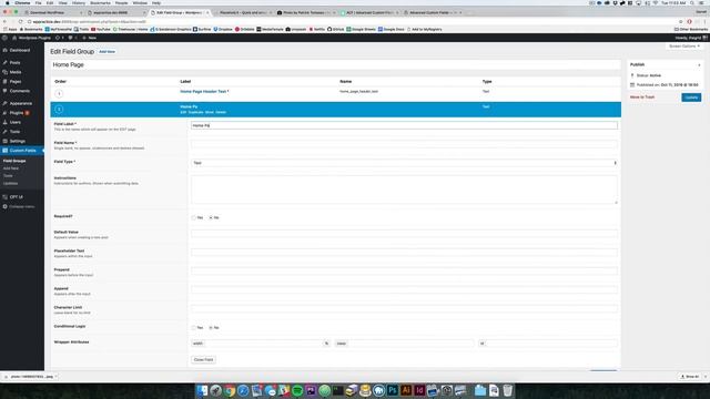 Building Websites With WordPress: ACF Plugin Part 1 - Basic Fields смотреть онлайн