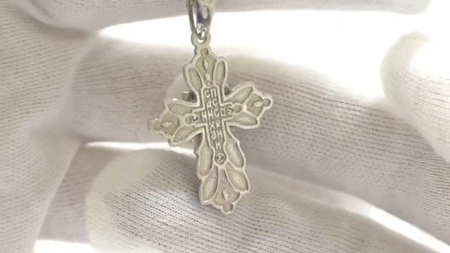 Серебряный крест с эмалью КР 13Э смотреть онлайн