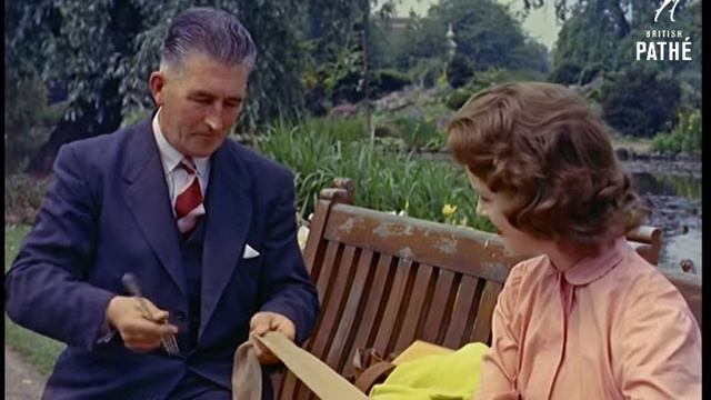 Testing Nylon Stockings In Regent's Park (1956) | British Pathé