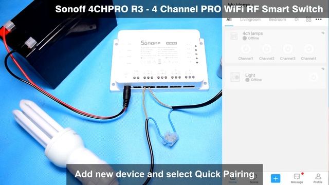 Sonoff 4CHPRO R3 Application & Installation Guide (4 Channel PRO WiFi RF Smart Switch) смотреть онлайн