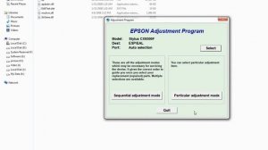 Epson Stylus CX9300F Resetter or Adjustment Program