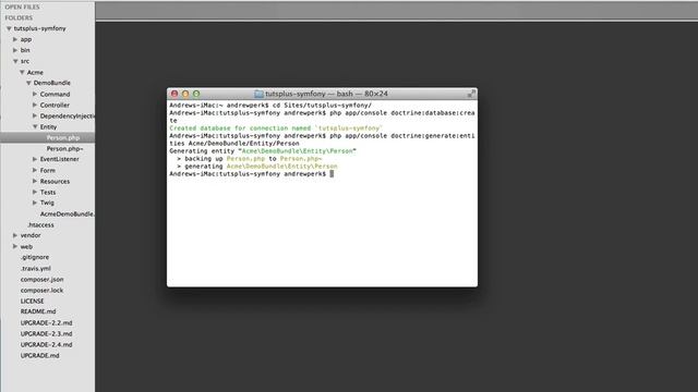 Working With Databases in Symfony 2 смотреть онлайн