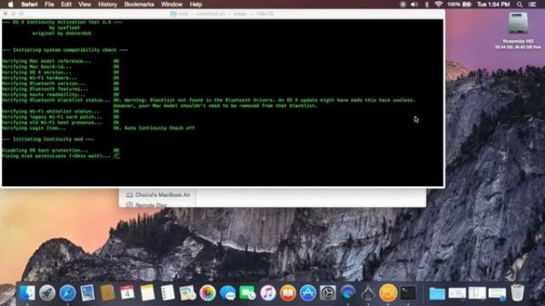 Enable Handoff / Continuity on Old Mac ( Macbook Air 2011 )