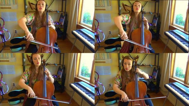 Four Seasons - Spring - Vivaldi - short version for cello quartet смотреть онлайн