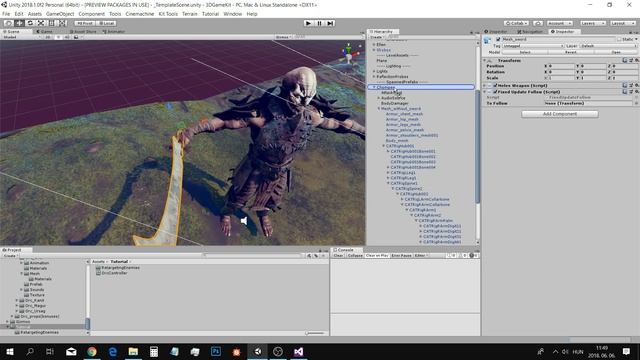 Unity 3D Game Kit Tutorial - Retargeting Chomper смотреть онлайн