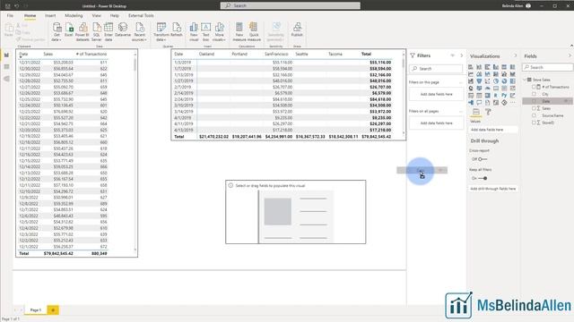 Show Value for the Last Date in Microsoft Power BI смотреть онлайн