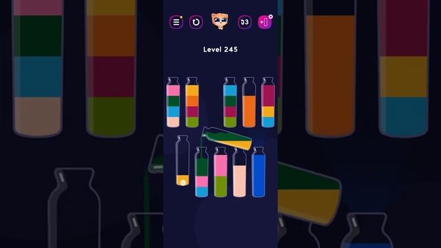 Get Color Bottle Game level 245 #shorts #pggaming смотреть онлайн