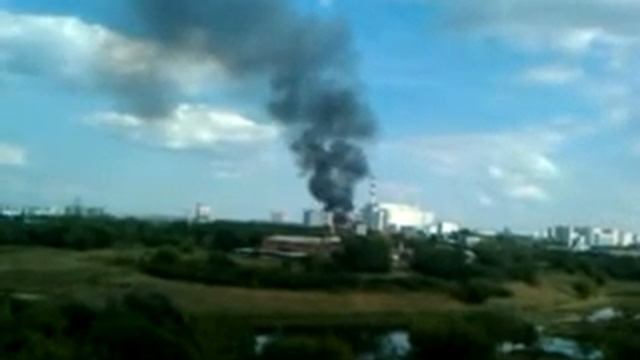 В Москве горит Покровский рынок (06.08.2011) смотреть онлайн