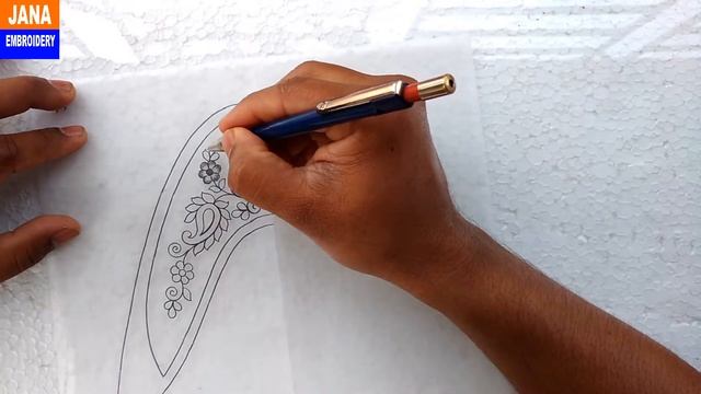 How To Process Tracing Paper Design | Embroidery Flower | Pencil Art смотреть онлайн