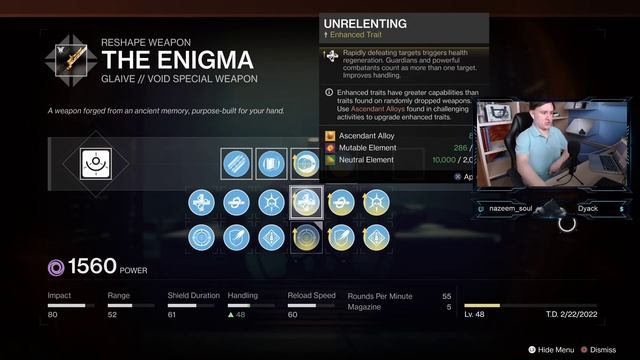 Про крафтинг оружия в Destiny 2 (фидбек) смотреть онлайн