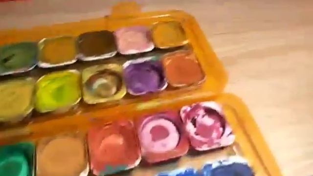 Как нарисовать природу красками(легко) смотреть онлайн