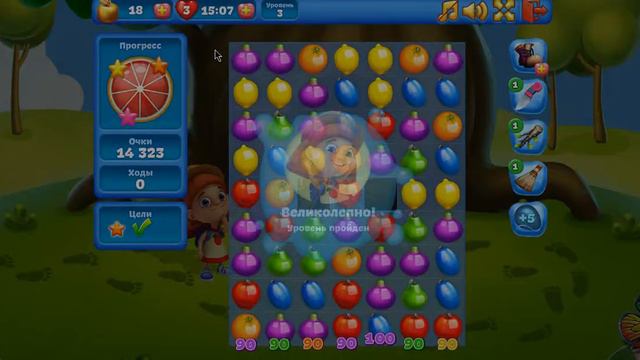 Игра Фруктовая страна уровень 1-5 смотреть онлайн
