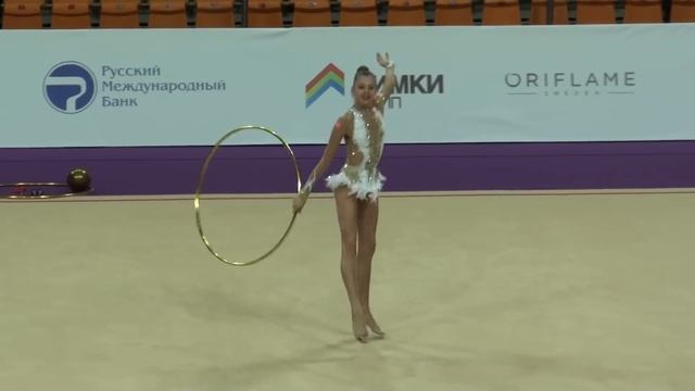 Солдатова Александра, обруч, Гран-При, Москва, 2014, Grand-Prix, Moscow смотреть онлайн