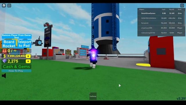 75M+ Fuel | 3-2-1 Blast Off Simulator | Leaderboard | Roblox смотреть онлайн