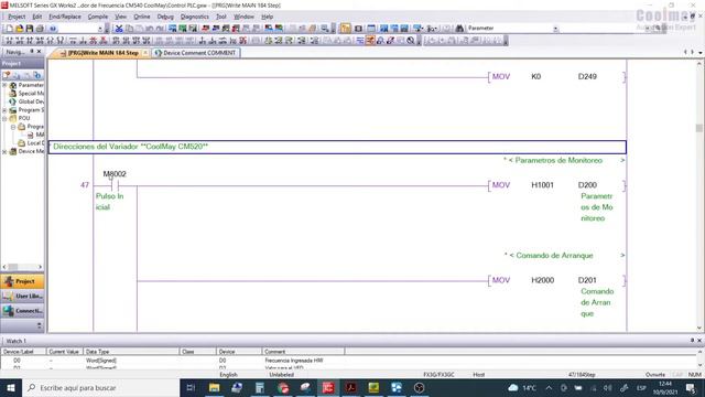 Ejemplo De Comunicación Modbus RTU PLC+HMI Coolmay