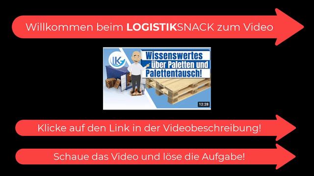 LOGISTIKSNACK @ Das sind die Paletten und so funktioniert der Palettentausch! (Logistik Kanal) смотреть онлайн