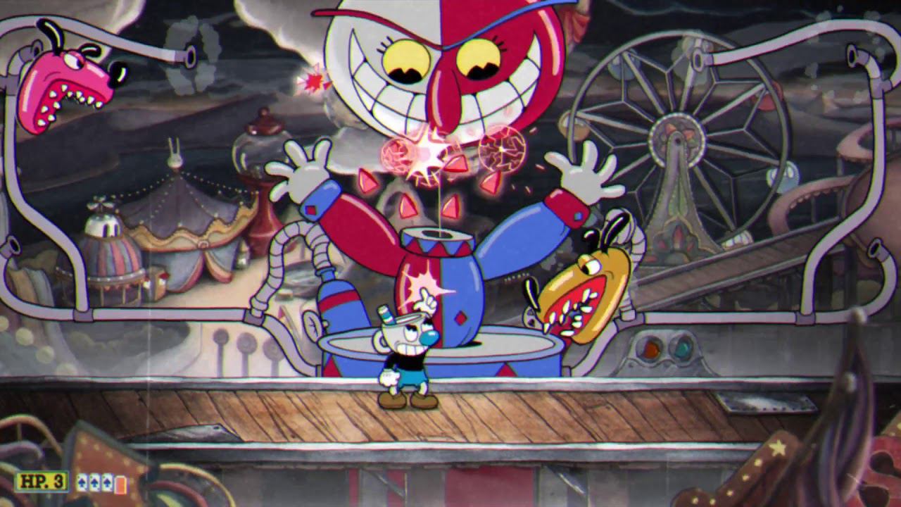 Cuphead Босс клоун Беппи
