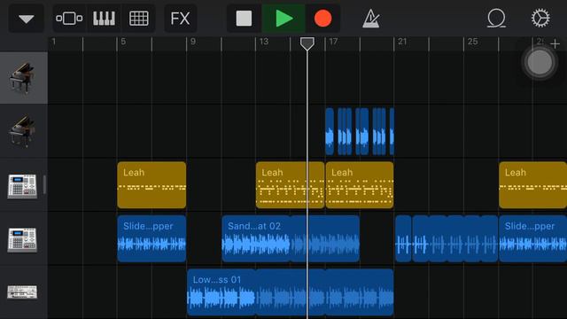 Track made in Garageband in Iphone 6 смотреть онлайн