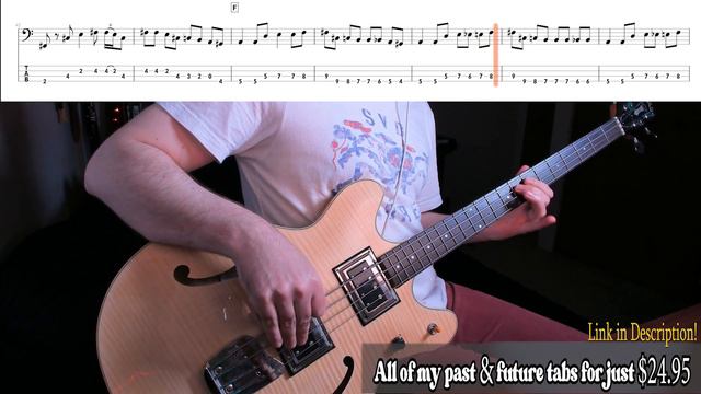 Somebody to Love by Jefferson Airplane (Bass Cover with Tabs) Jack Casady смотреть онлайн