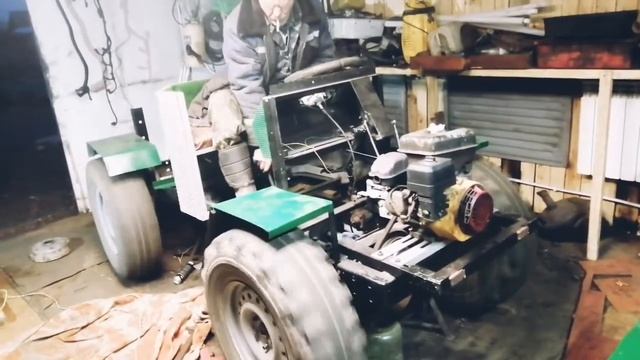 самодельный трактор переломыш. смотреть онлайн