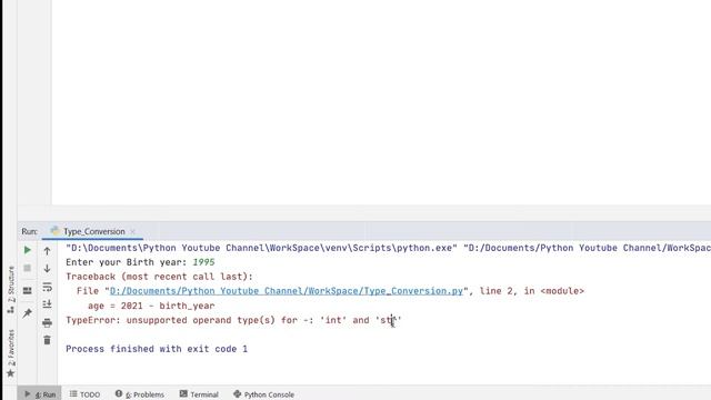 7. Type Conversion in Python (Part 1) смотреть онлайн