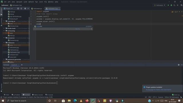 Halloween Special Python Project || Pygame Scary Project || Tech 21 смотреть онлайн