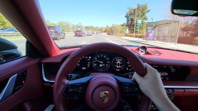2022 Porsche 911 Carrera S City Drive POV смотреть онлайн