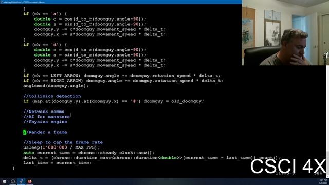 Week 17 - Making a 2.5D Game (Wolfenstein-style) from Scratch смотреть онлайн