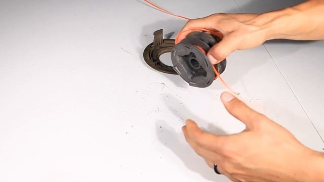 changing ryobi trimmer string смотреть онлайн