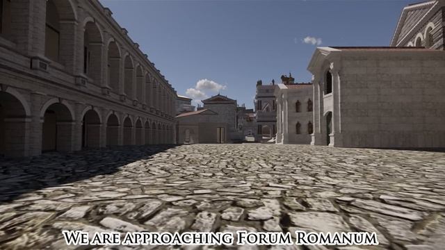 Virtual Ancient Rome in 3D - Via Sacra at Constantine I time: Walking From Colosseum to the Forum смотреть онлайн