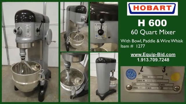 Hobart & Varimixer Mixers Online Auction Absolute Bakery Kansas City Auction смотреть онлайн