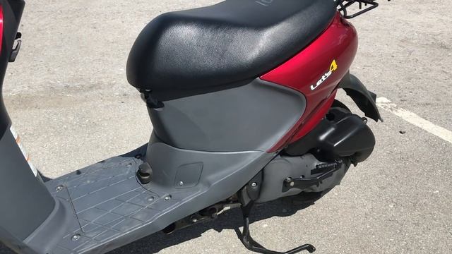 SUZUKI LETS 4 - недооценённый мопед. Обзор без слов. смотреть онлайн