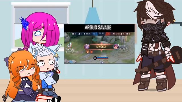 Mlbb react to other heroes||gacha club|| Read the description || my au смотреть онлайн