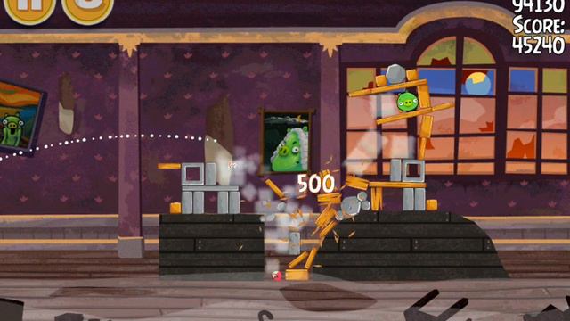 Angry Birds Seasons Haunted Hogs 1-2 Walkthrough 3 Stars смотреть онлайн